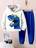 Ensemble sweat-shirt 2 pièces décontracté pull à capuche