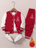 Ensemble 2 pièces pull en tricot style Preppy adapté pour les loisirs, le sport, l'école ou les voyages, printemps/automne