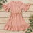 Robe a mache trois quart F-017